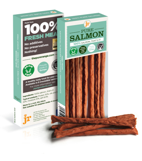 JR Pure Salmon Sticks 50g 100% Salmon