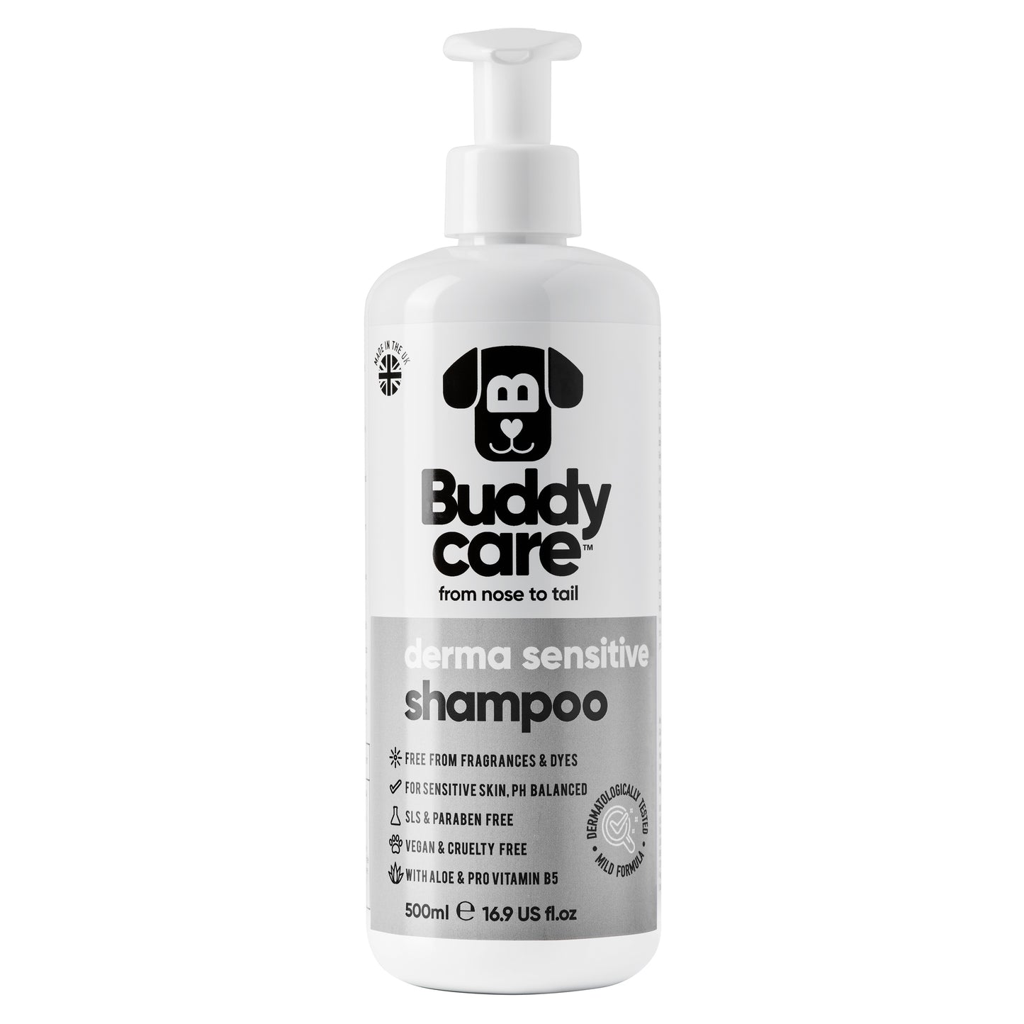 Buddy Care Dog Shampoo - Derma Sensitive - 500ml
