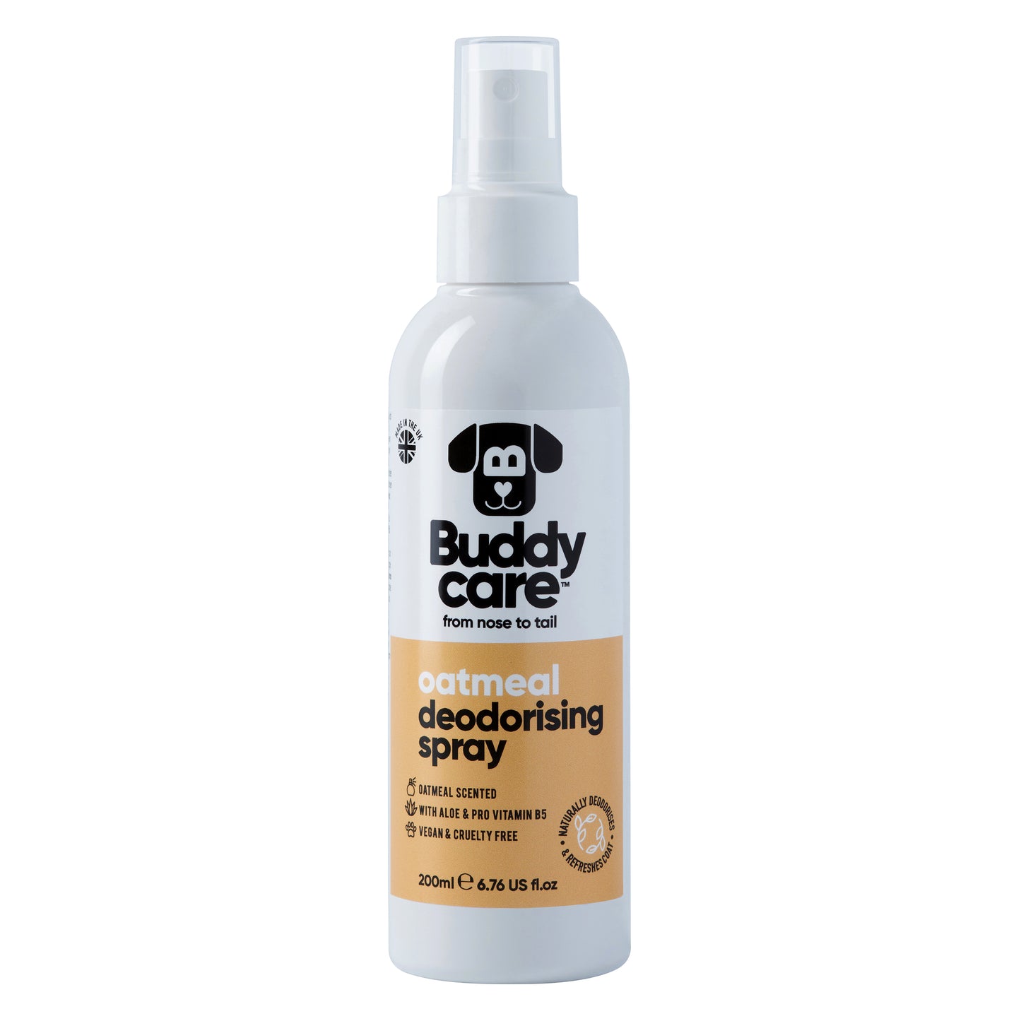 Buddy Care Deodorising Spray - Oatmeal - 200ml