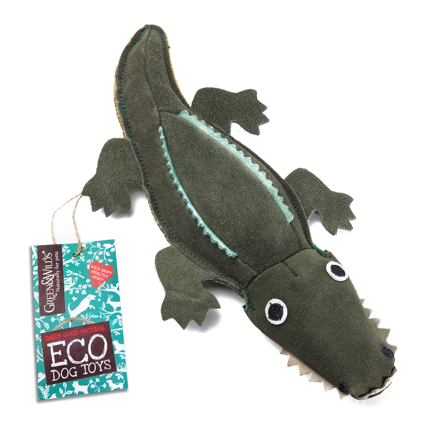 Green & Wild's Colin the Crocodile Eco Toy