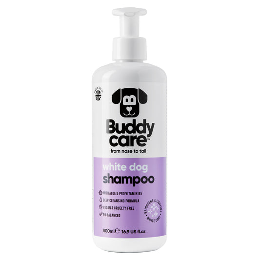 Buddy Care Dog Shampoo - White Dog - 500ml