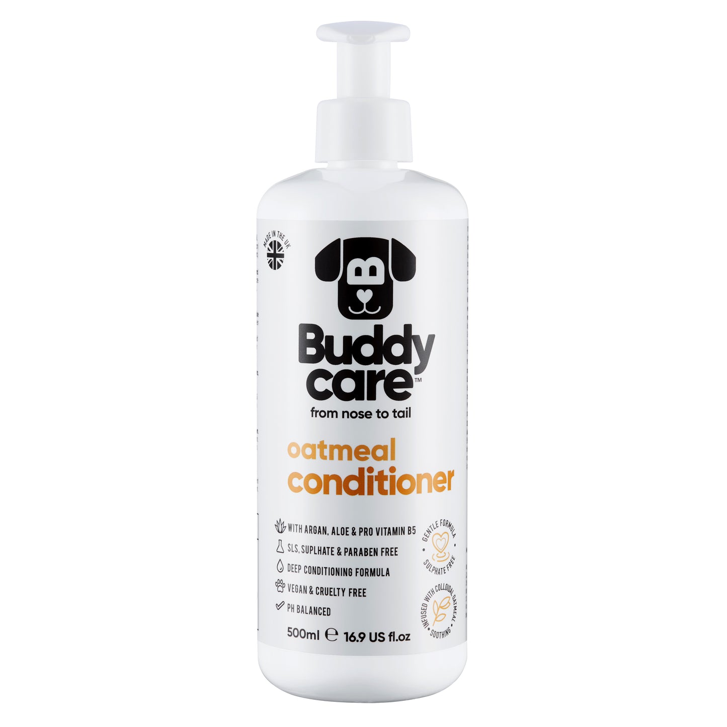 Buddy Care Dog Conditioner - Oatmeal - 500ml