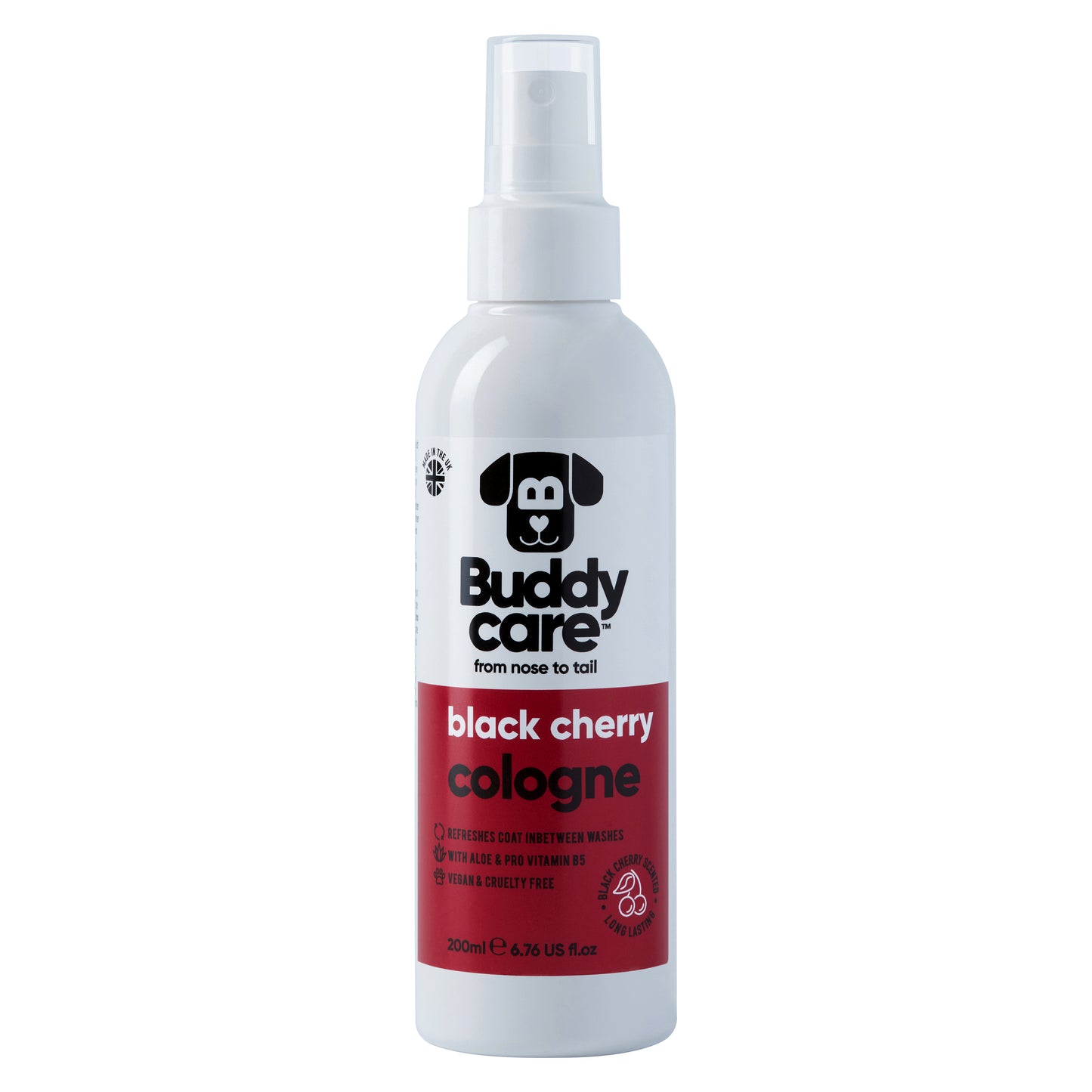 Buddy Care Dog Cologne - Black Cherry - 200ml