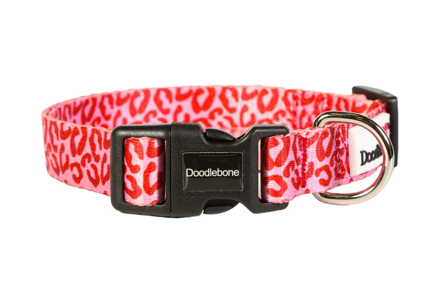 ❤️Harness The Love❤️ - Valentine Doodlebone® Ruby Leopard Strappy Harness, Lead and FREE Collar Bundle